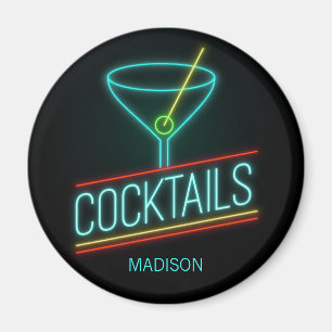 Imã Nome personalizado COCTAILS