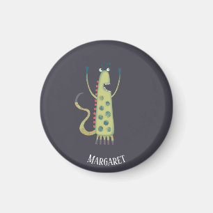 Imã Nome Personalizado de Margaret Monster