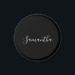 Imã Nome Personalizado de Script Elegante<br><div class="desc">ímã de Nome Personalizado de Script Elegante</div>