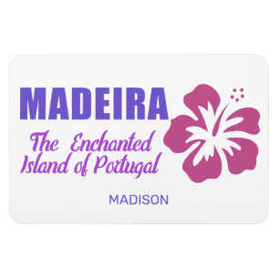 Ímã Nome Personalizado Madeira