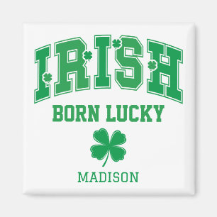 Imã Nome personalizado Nascer irlandês sorte