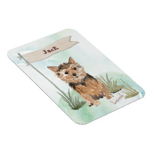 Ímã Nome Personalizado Norfolk Terrier Pet Dog