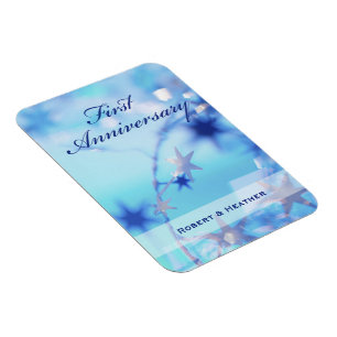 Ímã Nome Personalizado, Primeiro Aniversário de Casam