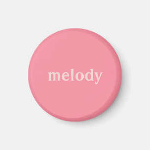 Imã Nome rosa quarto de dormitório moderno
