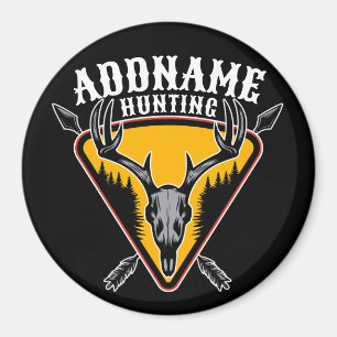 Imã NOMES ADD Caçador de Elk Caveira Grandes Caçadores