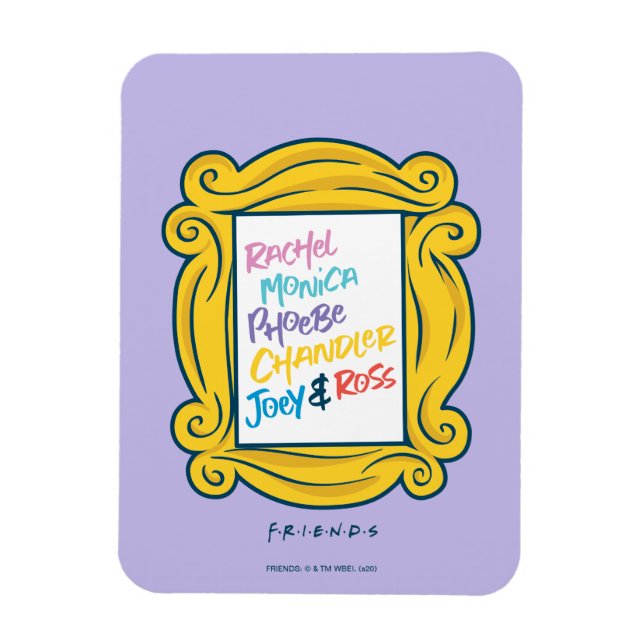 Ímã Nomes AMIGOS™ em Peephole (Vertical)