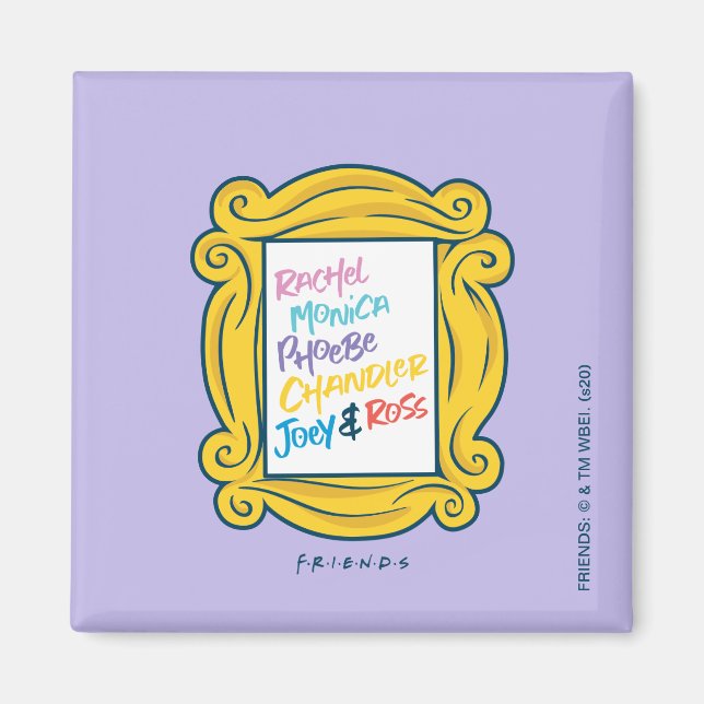 Imã Nomes AMIGOS™ em Peephole (Frente)