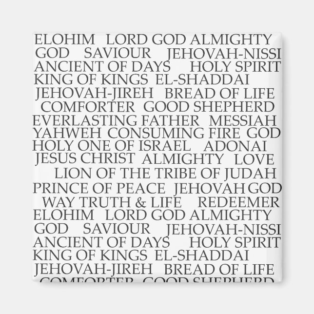 IMÃ NOMES DE DEUS (Frente)