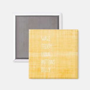 Imã Nomes de PET da família Eterno Keepsasasaame Decor