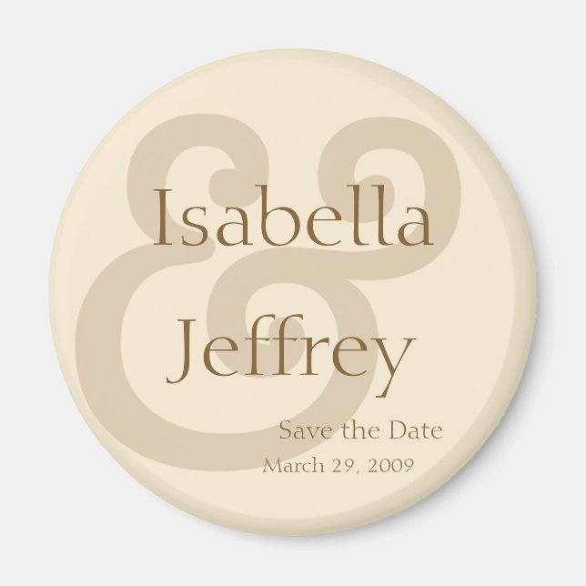 Imã Nomes do Magnet (personalizável) (Frente)