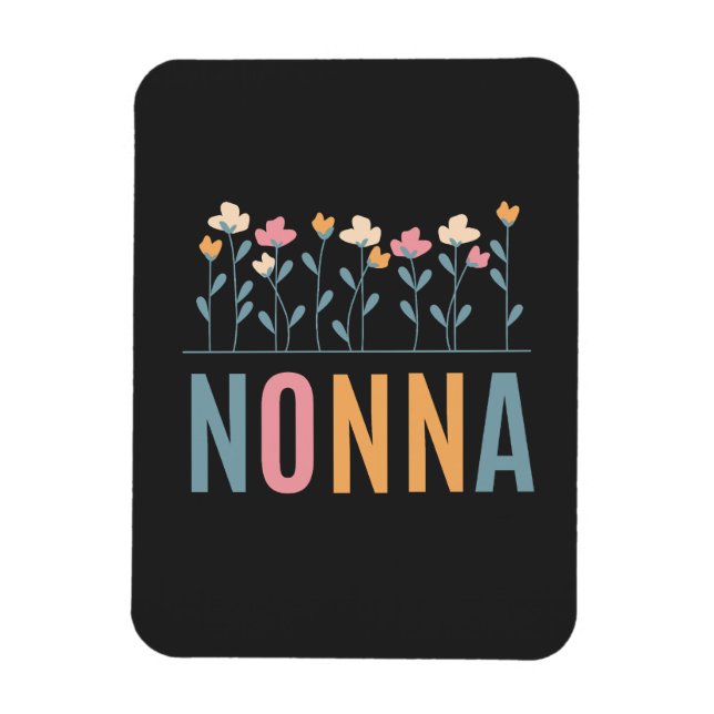 Ímã Nonna Floral (Vertical)