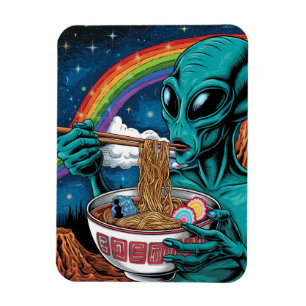 Ímã Noodles Comendo alienígena
