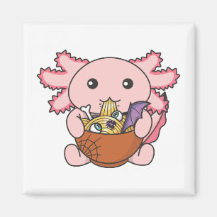 Imã Noodles Japoneses Noodles Halloween Axolotl Ramen