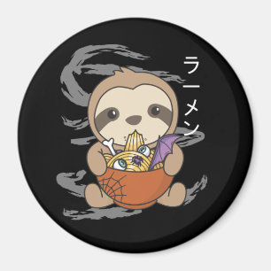 Imã Noodles Japoneses Noodles Halloween Sloth Ramen Ma