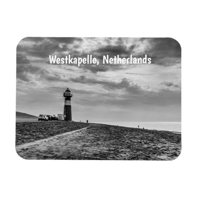 Ímã Noorderhooft Lighthouse, Westkapelle, Países Baixo (Horizontal)