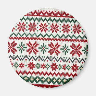 Imã Nordic Knit Christmas Magnet