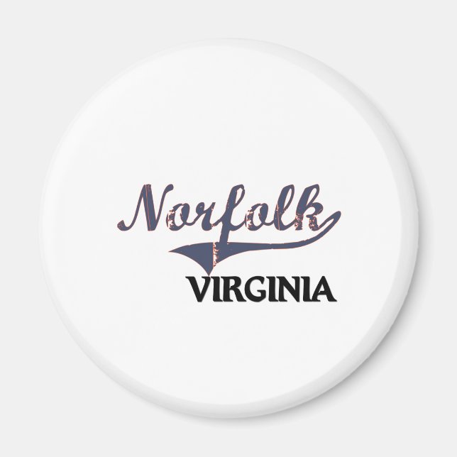 Imã Norfolk Virginia City Classic (Frente)