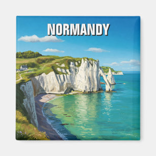 Imã Normandia França Etretat Cliffs