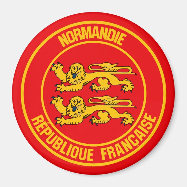 Imã Normandie Round Emblem (Frente)