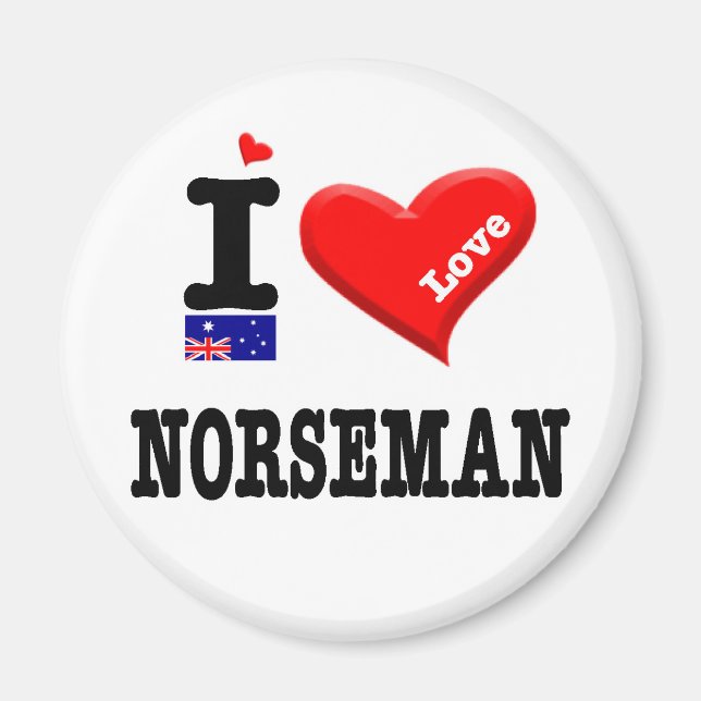 Imã NORSEMAN - Eu amo (Frente)