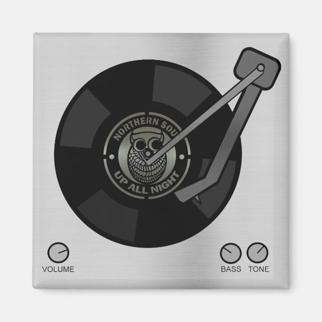 Imã Norte Soul vinil em giro (Frente)