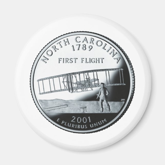 Imã North Carolina Quarter (Frente)