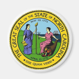 Imã North Carolina State Seal