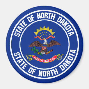 Imã North Dakota Round Emblem