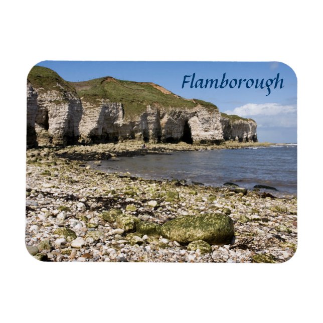 Ímã North Landing em Flamborough, foto de Yorkshire (Horizontal)