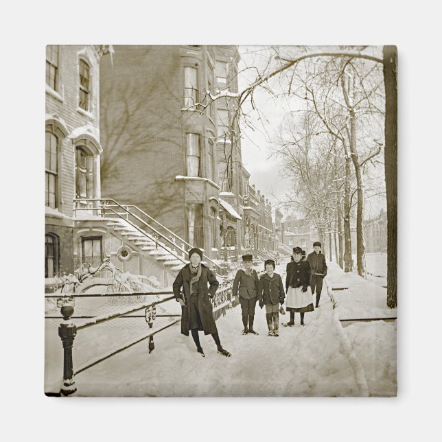 IMÃ NORTH LINCOLN PARK CHICAGO W. DO MENOMINEE 1890 (Frente)