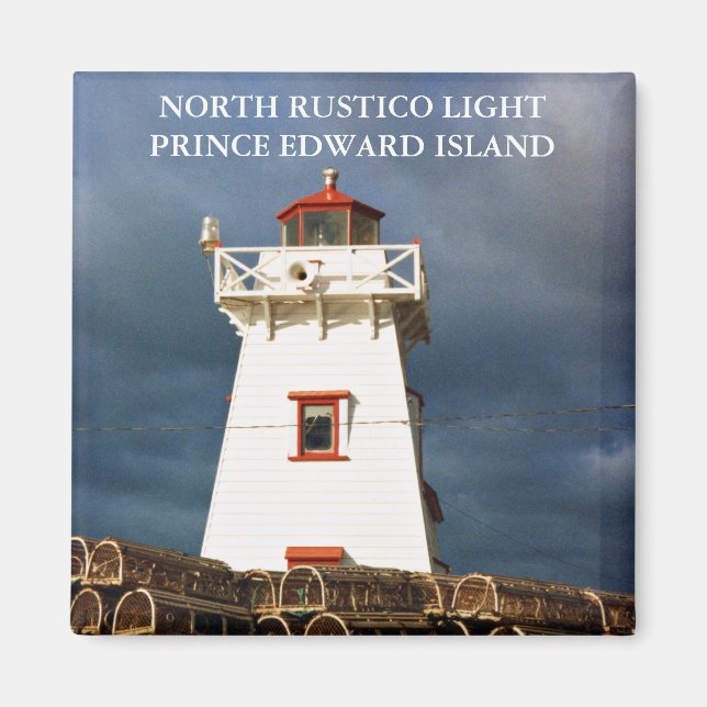 Imã North Rustico Light, Príncipe Edward Island Magnet (Frente)