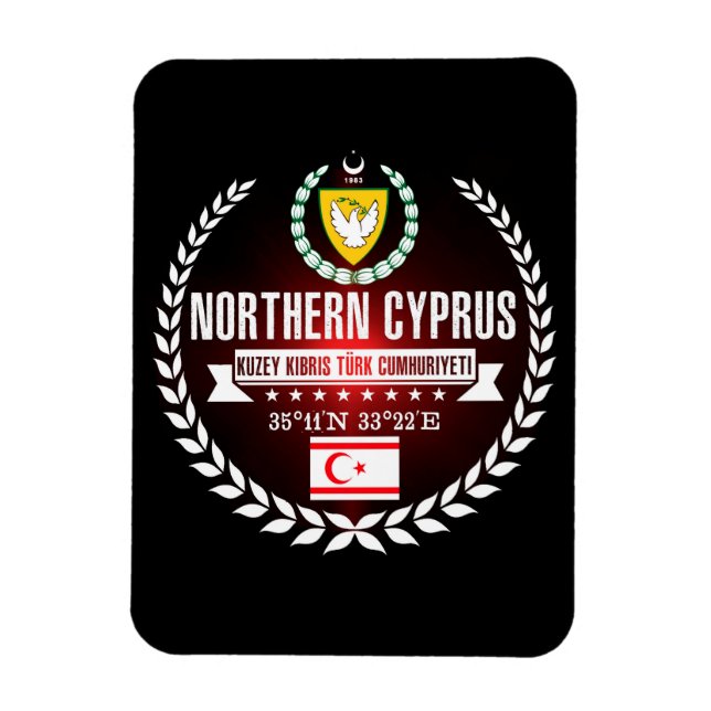 Ímã Northern Cyprus (Vertical)