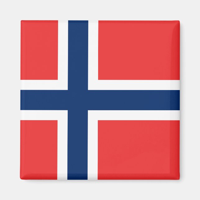 Imã Noruega - Bandeira norueguesa (Frente)