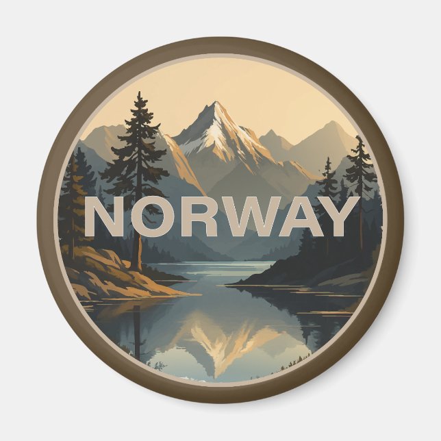 Imã Noruega Escandinávia Europa (Frente)