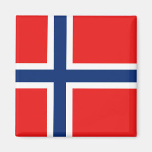 Imã Noruega Flag Magnet