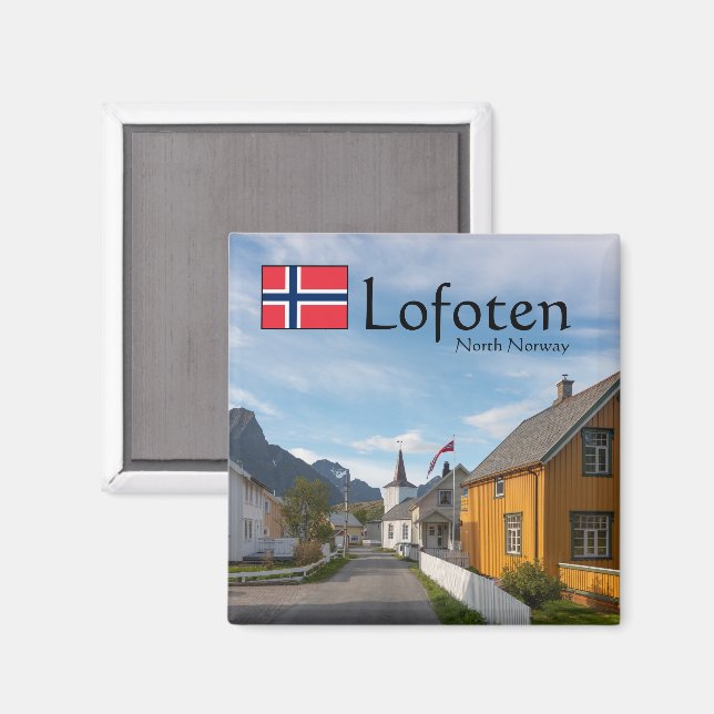 Imã Noruega Lofoten Reine (Front/Back)