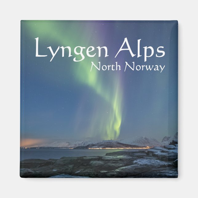 Imã Noruega Lyngen Souvenir (Frente)