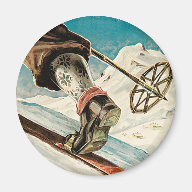 Imã Noruega ~ O Lar do Esqui (Frente)