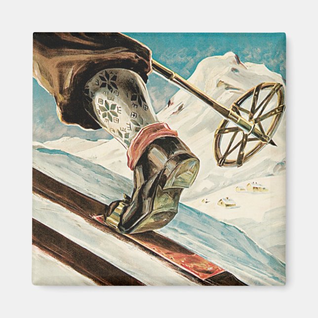 Imã Noruega ~ O Lar do Esqui (Frente)