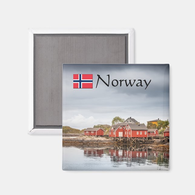 Imã Noruega Souvenir (Front/Back)