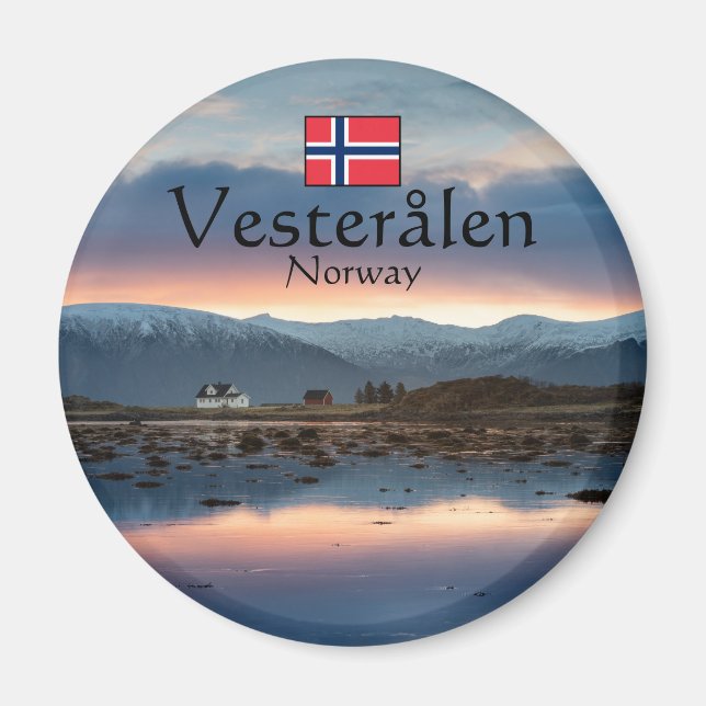 Imã Noruega Vesteralen Souvenir (Frente)