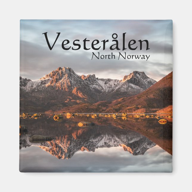 Imã Noruega Vesteralen Souvenir (Frente)