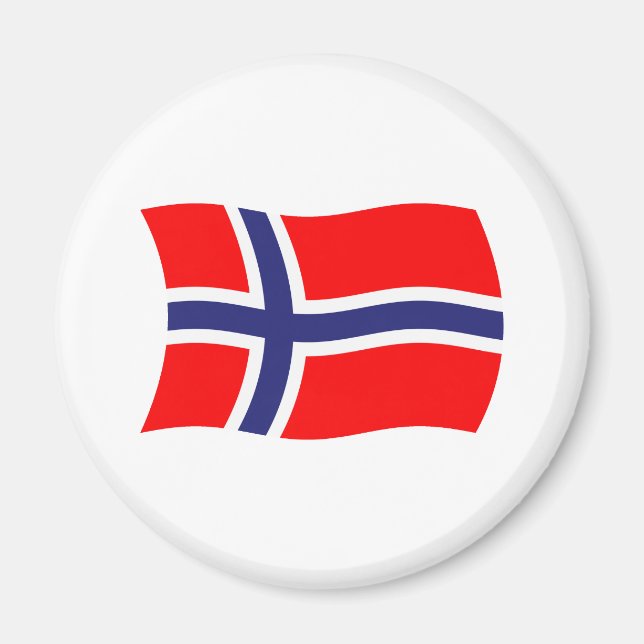 Imã Norway Flag Magnet (Frente)