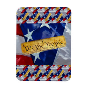 Ímã Nós, A Bandeira Americana Da Pessoas