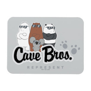 Ímã Nós Bare Bears - Irmãos Cavernas. Representar
