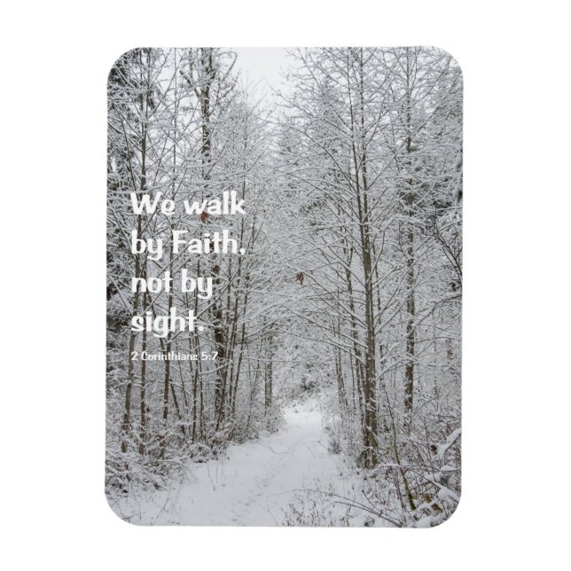 Ímã Nós Caminhamos Por Fé (Vertical)