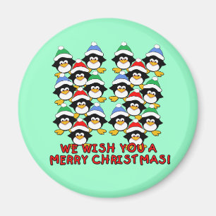 IMÃ NÓS DESEJAMOS-LHE O FELIZ NATAL PINGUINS