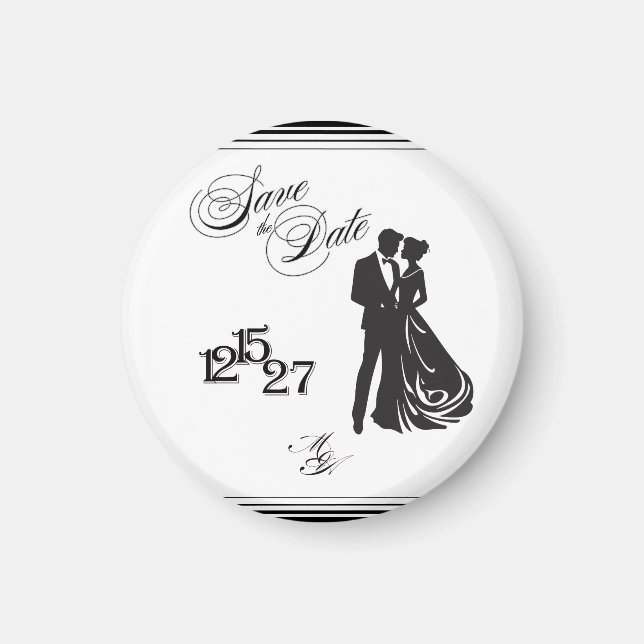 Imã Nós Fazemos Save the Date Formal (Frente)
