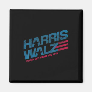 Imã Nós lutamos para ganhar Kamala Harris Lady Boho