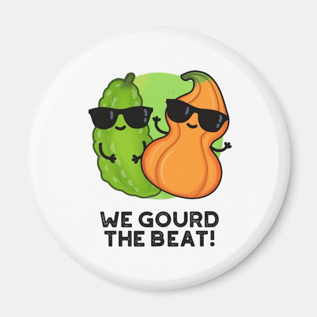 Imã Nós Ordenamos O Beat Engraçado Veggie Pun (Frente)
